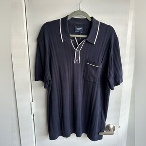 Abercrombie Navy Sweater Polo